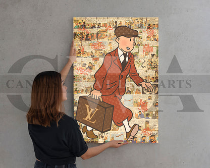 Tintin Canvas Wall Art