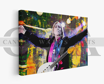 Tom Petty Canvas Wall Art