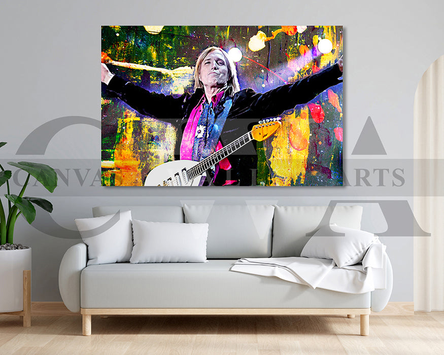 Tom Petty Canvas Wall Art