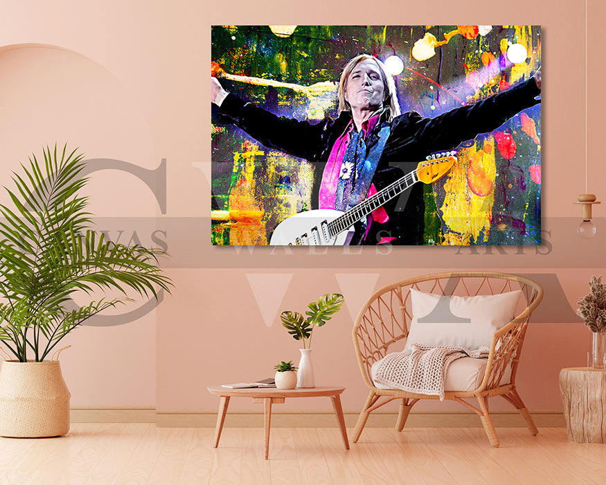 Tom Petty Canvas Wall Art