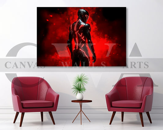 Tron Ares Canvas Wall Art