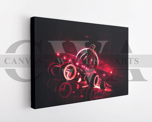 Tron Ares Fan Made Canvas Wall Art