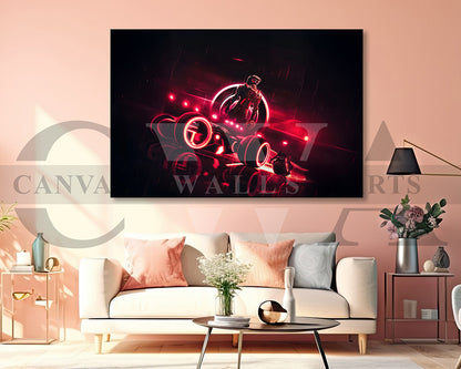 Tron Ares Fan Made Canvas Wall Art