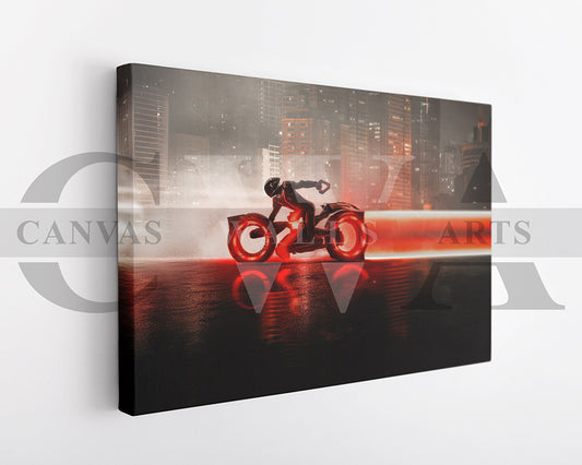 Tron Ares IMAX Canvas Wall Art