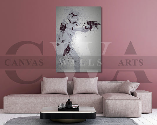 Trooper Canvas Wall Art