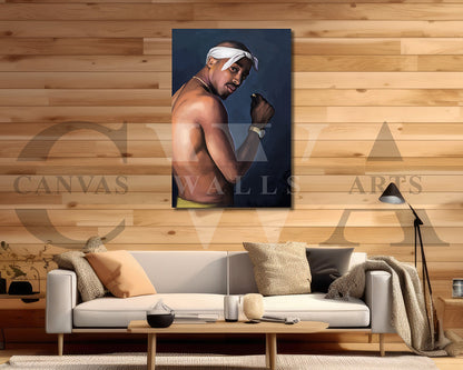 Tupac Shakur Canvas Wall Art