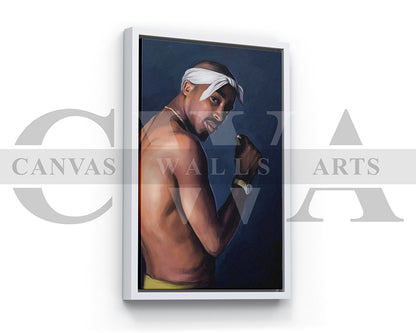 Tupac Shakur Canvas Wall Art