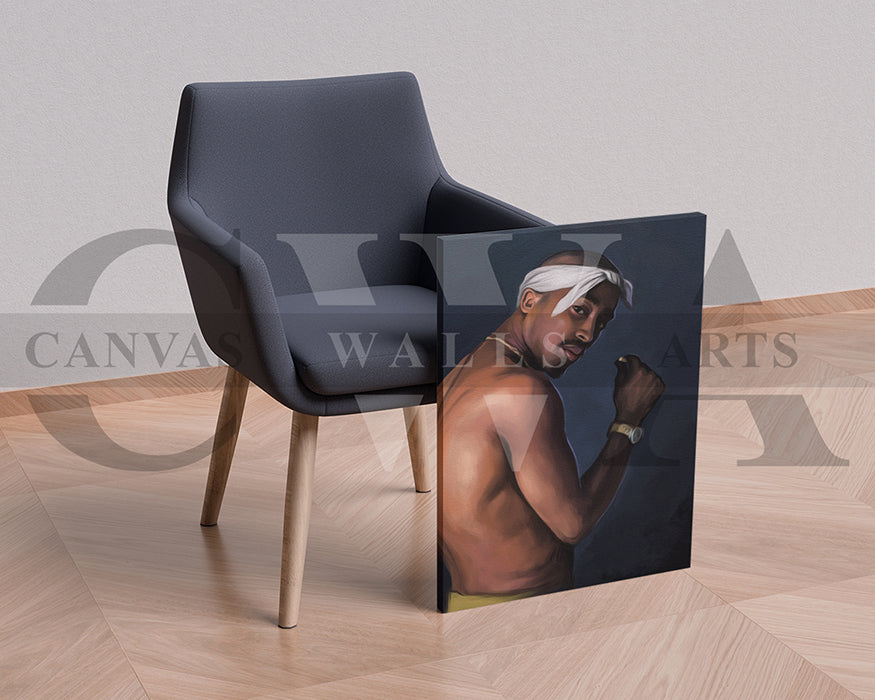 Tupac Shakur Canvas Wall Art