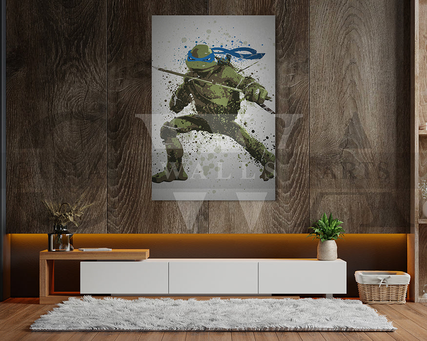 Turtles Leonardo Canvas Wall Art