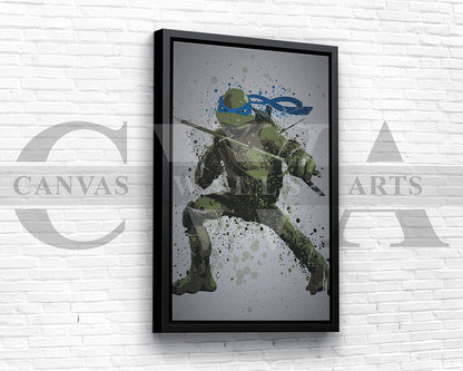 Turtles Leonardo Canvas Wall Art