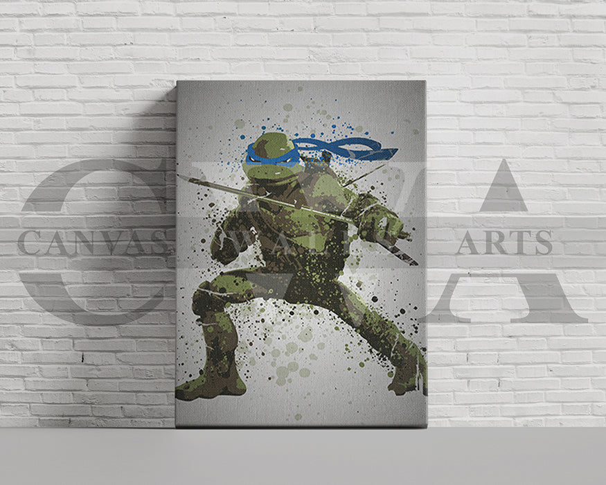 Turtles Leonardo Canvas Wall Art