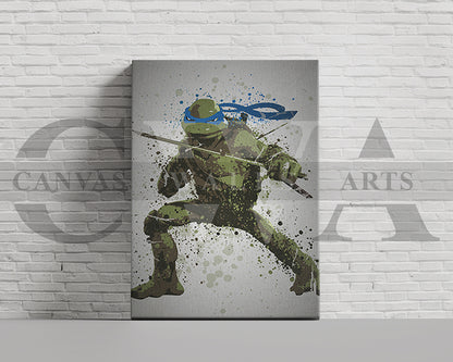 Turtles Leonardo Canvas Wall Art