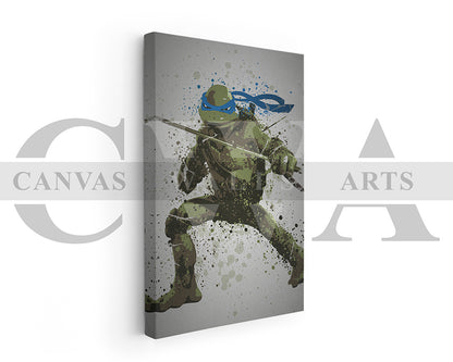 Turtles Leonardo Canvas Wall Art