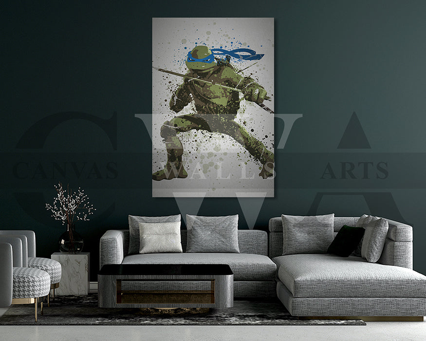 Turtles Leonardo Canvas Wall Art