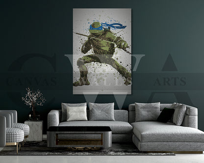 Turtles Leonardo Canvas Wall Art