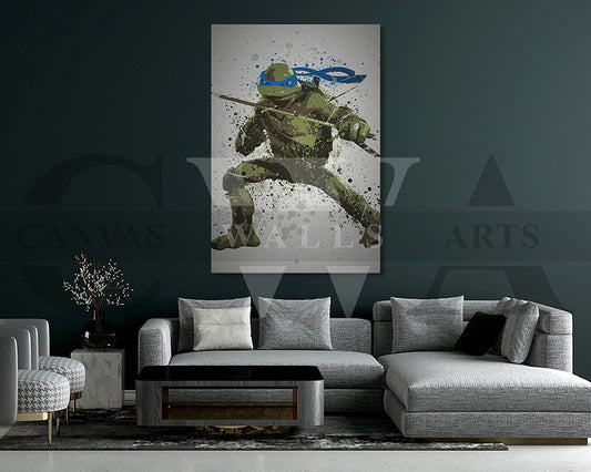 Turtles Leonardo Canvas Wall Art