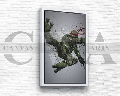Turtles Raphael Canvas Wall Art