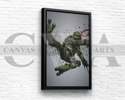 Turtles Raphael Canvas Wall Art