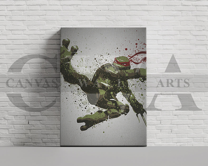 Turtles Raphael Canvas Wall Art