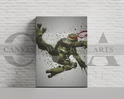 Turtles Raphael Canvas Wall Art