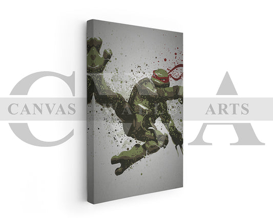 Turtles Raphael Canvas Wall Art
