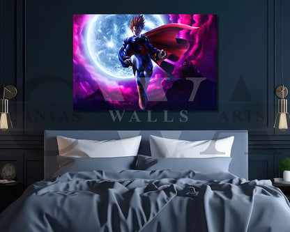 Vegeta Anime Canvas Wall Art