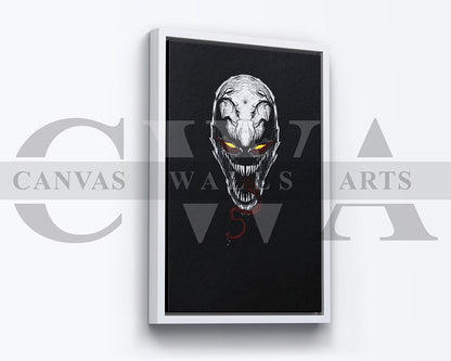 Venom Canvas Wall Art Abstract Movie Poster