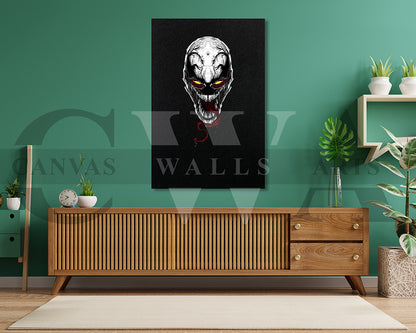Venom Canvas Wall Art Abstract Movie Poster