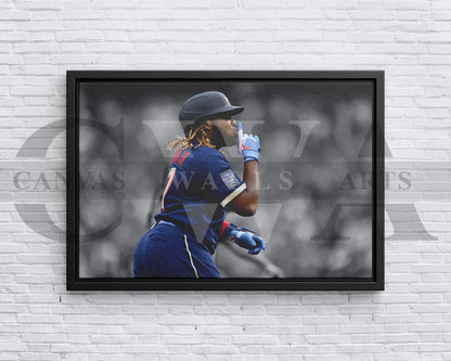 Vladimir Guerrero Black Floating Frame