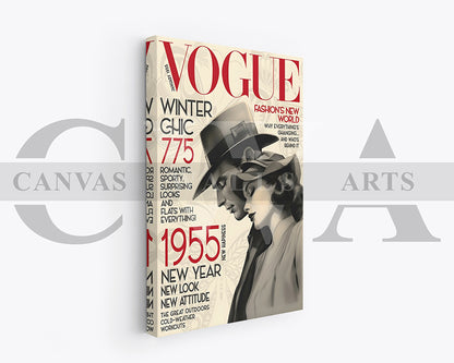 Vogue Winter Canvas Wall Art