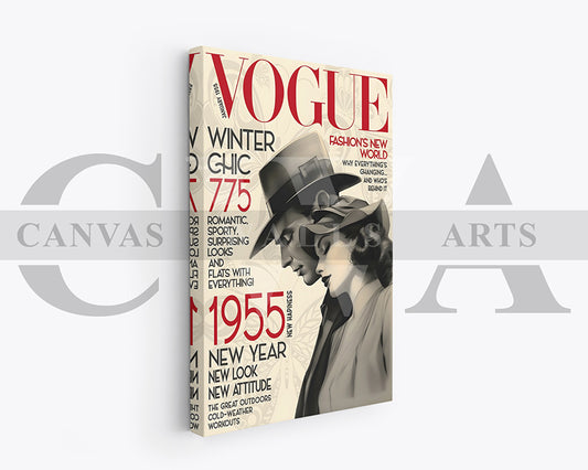 Vogue Winter Canvas Wall Art