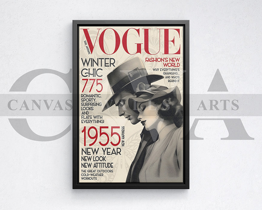Vogue Winter Canvas Wall Art