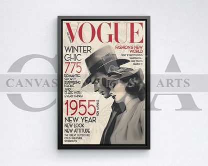 Vogue Winter Canvas Wall Art