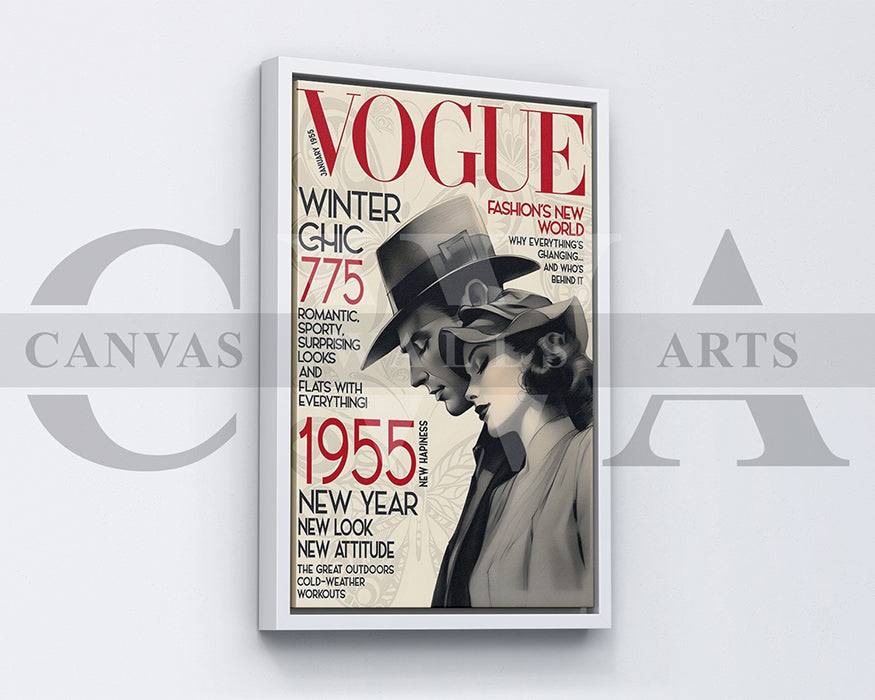 Vogue Winter Canvas Wall Art