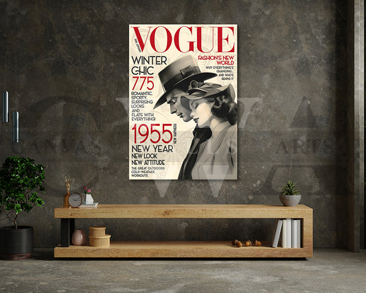 Vogue Winter Canvas Wall Art