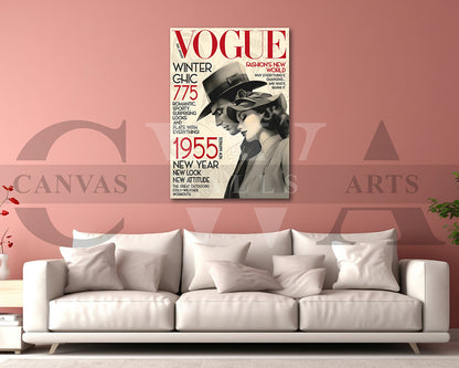 Vogue Winter Canvas Wall Art