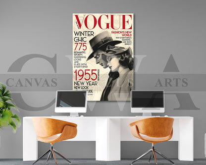 Vogue Winter Canvas Wall Art