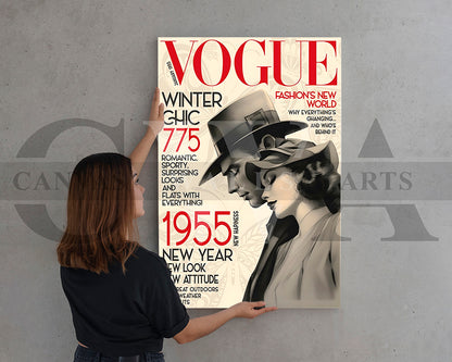 Vogue Winter Canvas Wall Art
