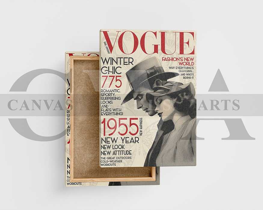 Vogue Winter Canvas Wall Art