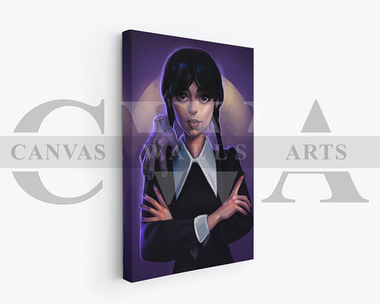Wednesday Canvas Wall Art