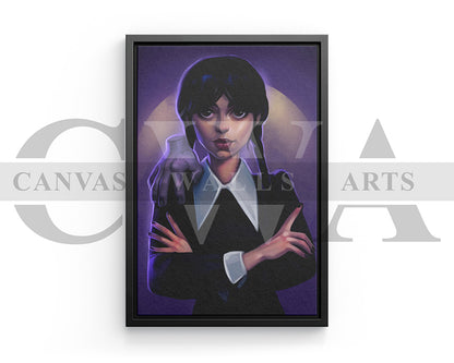 Wednesday Canvas Wall Art