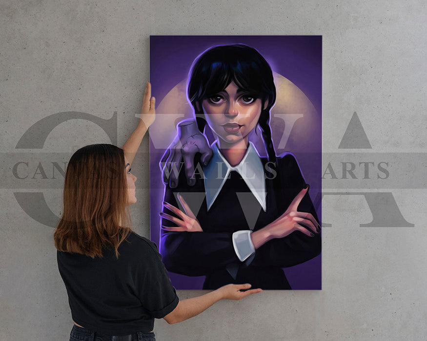 Wednesday Canvas Wall Art