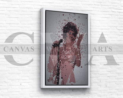 Whitney Houston Canvas Wall Art