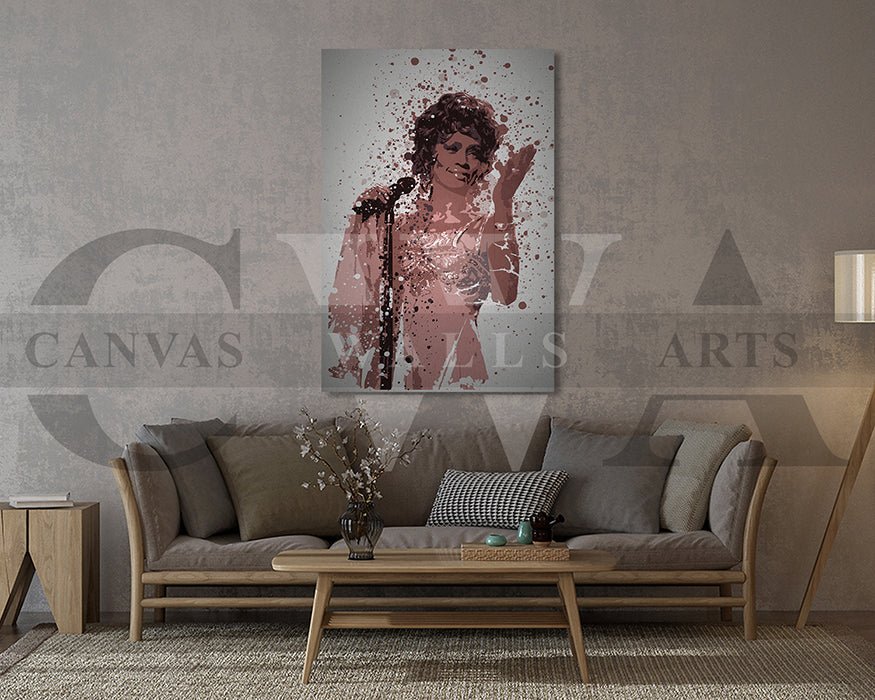 Whitney Houston Canvas Wall Art