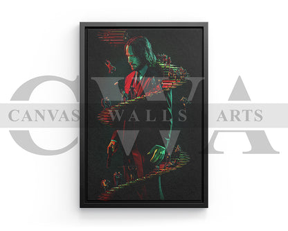 Wick Is Pain Canvas Wall Art