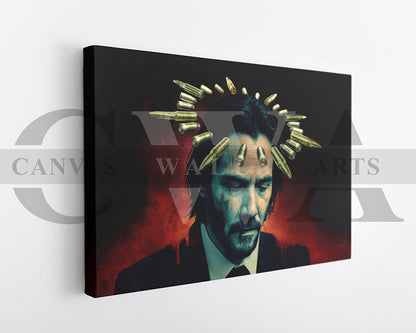 Wick Is Pain Poster Canvas Wall Art