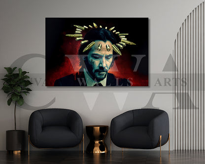 Wick Is Pain Poster Canvas Wall Art