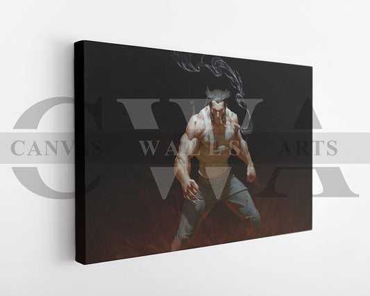 Wolverine The Blade Of Justice Canvas Wall Art