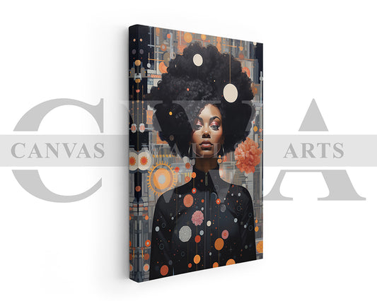 Woman Fashion Canvas Wall Art