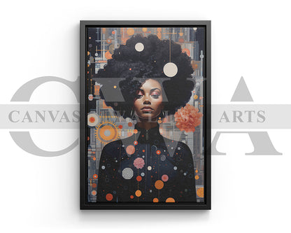 Woman Fashion Canvas Wall Art